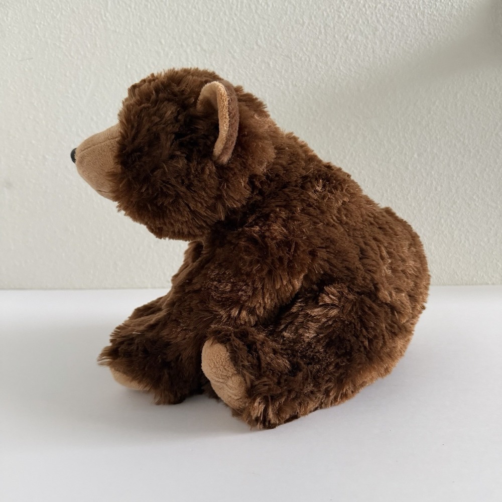 Wild Republic Brown Grizzly Bear Sitting Plush Stuffed Animal Toy 12" - Picture 4 of 10